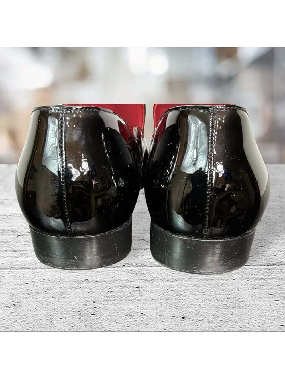 CHRISTIAN LOUBOUTIN DANDY CHICK  PATENT LEATHER LOAFER SZ 41.5 US 8.5